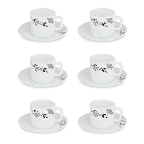 Buy Larah By Borosil Millenia Mug n Saucer Set at Best Price Online in ...