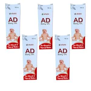 Buy ad baby oil afflatus for growth and vigour of babies 100ml all skin ...