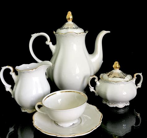 Mitterteich Bavaria Tea Set Gold at Robert Bible blog