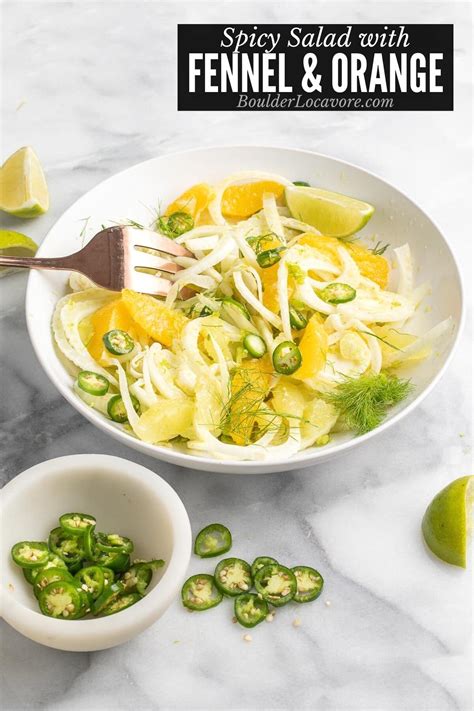 Fennel and Orange Salad recipe - Sweet & Spicy - Boulder Locavore
