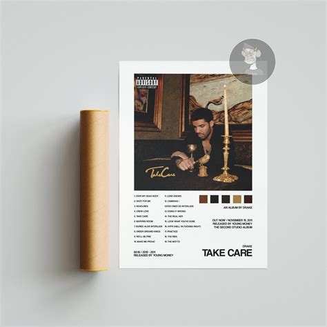 Drake Take Care Album Cover Poster - Etsy Canada