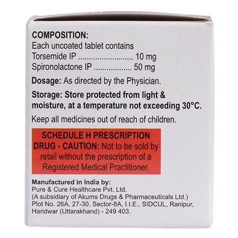 ALDACTONE T 10MG TABLETS | Uses, Side Effects, Price | Apollo Pharmacy