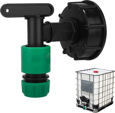 Buy Kacsoo जल बट टैप, IBC टैंक टैप एडाप्टर, 3/4 थ्रेड पानी Butt कनेक्टर ...