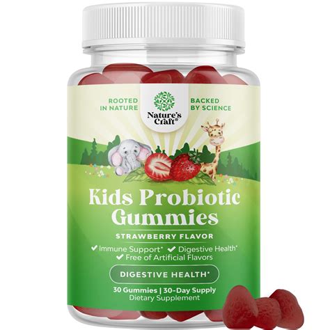 Buy Immune Booster Kids Probiotic Gummies - Bacillus Subtilis Probiotic ...