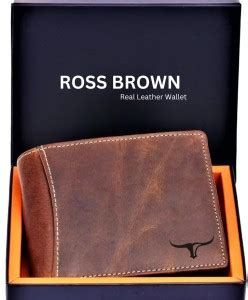 Ross Brown Men Casual Brown Genuine Leather Wallet Brown - Price in ...