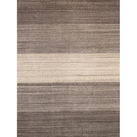 Pasargad Home Gabbeh 5 x 8 (ft) Loomed Silk Brown Rectangular Indoor ...