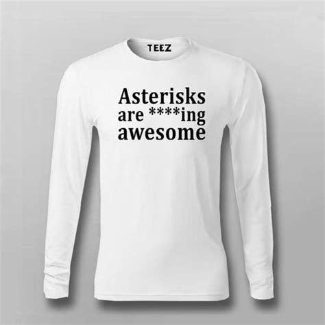 Asterisks are Awesome Funny Grammar T-shirt For Men – TEEZ.in
