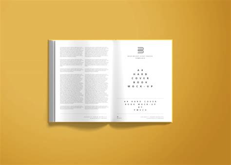 A4 hard cover book mockup | Premium PSD