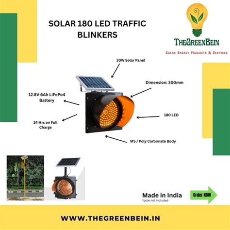 Solar Traffic Blinker For Road | TheGreenBein