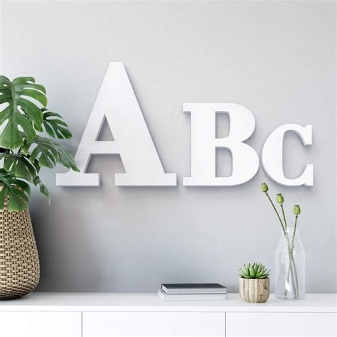Decorative Letters from 10 - 80 cm high - Bodoni | wall-art.com