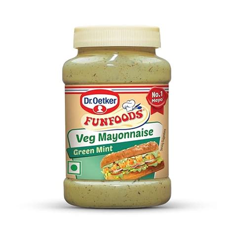 Dr. Oetker Funfoods Mayonnaise Green Mint, 250g : Amazon.in: Grocery ...