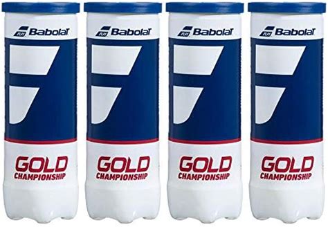 Babolat Gold Championship Tennis Balls Petx3 (Pack of 4 Pet Boxes ...