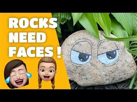 Acrylic Rock Painting of Faces Tutorial 的图像结果