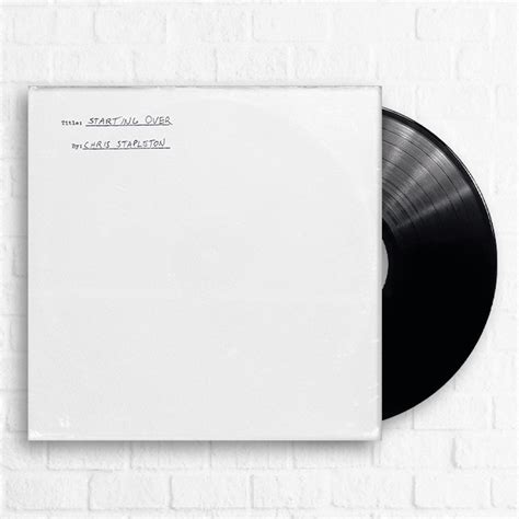 Image result for Chris Stapleton Starting Over Words