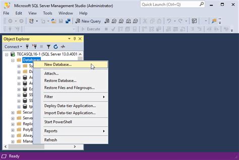 Image result for Create New SQL Database