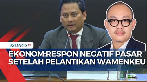Ekonom Ungkap Respon Negatif Pasar Keuangan Setelah Pelantikan Thomas ...