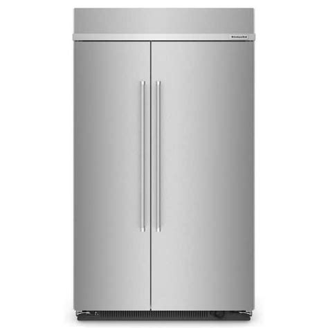 Buy 48 in. W 30 cu. ft. Built-In Side by Side Refrigerator in Stainless ...
