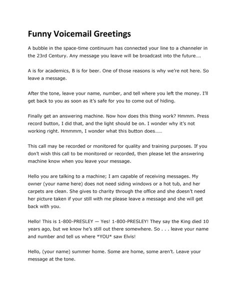 40 Voicemail Greetings & Phone Message Templates [Business, Funny, Professional]