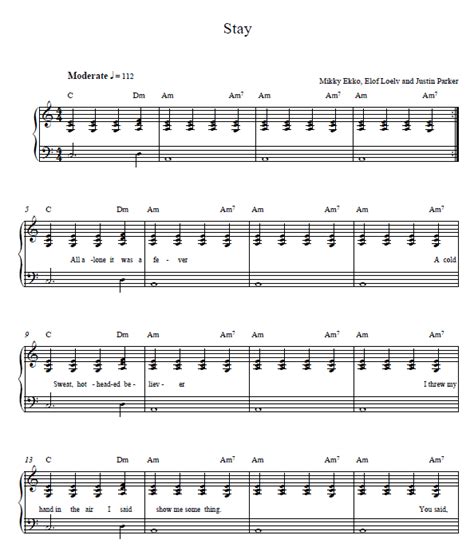 Rezultat imagine pentru Stay Rihanna Piano Tutorial