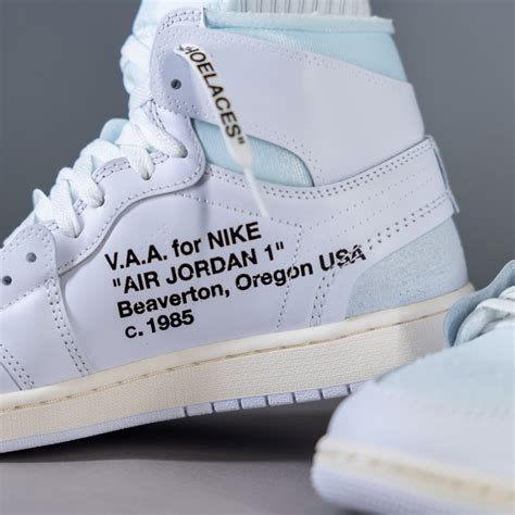 Virgil Abloh Archive x Air Jordan 1 Alaska Release Date (AA3834-100)