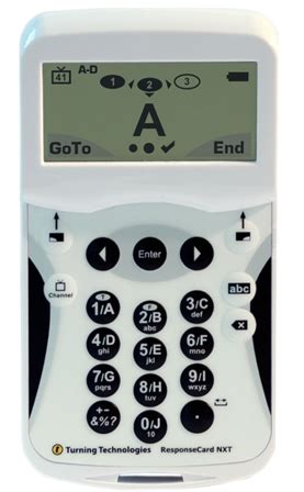 Responsecard NXT- Audience Response Clicker for Conference