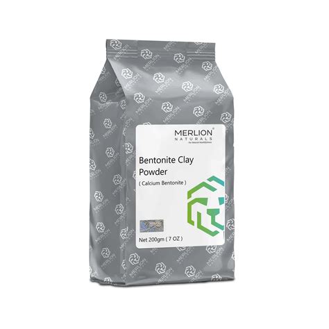 Merlion Naturals Bentonite Clay Powder, ( Calcium bentonite )