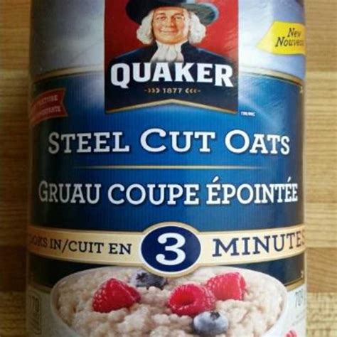 Quaker Oats Steel Cut Oats Nutrition Facts at Matthew Tindal blog