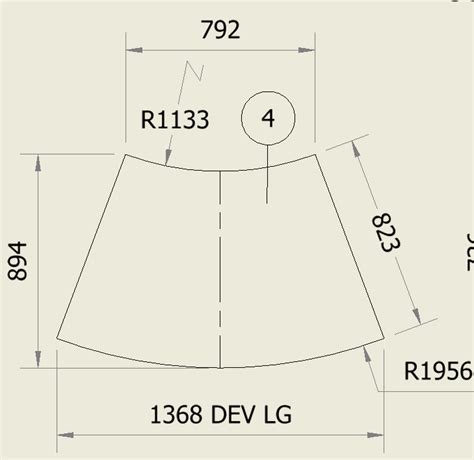 Image result for Cone Shape Flat Pattern