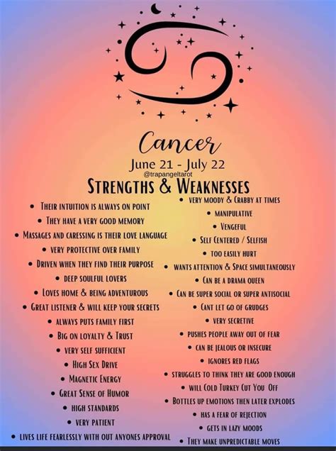 Cancer Traits and Personality 的图像结果