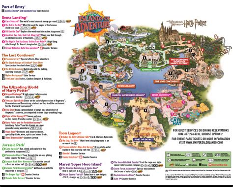Printable Map Universal Studios Orlando