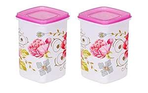 Buy Nayasa DLX 23 Plastic Container - 3000 ml, 2 Pieces, Multicolored ...
