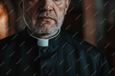 Premium Photo | Intimate Portrait Of A Clergy Member Adorned In ...