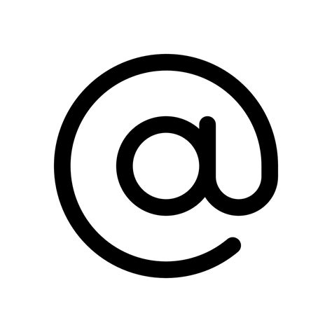 Arroba, arobase, at sign, email address symbol, at a rate of, contact ...