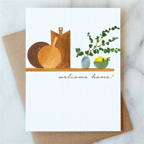 Welcome Home Card | Housewarming card, Cards, Congrats card