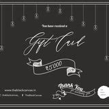 Gift Card – The Black Canvas