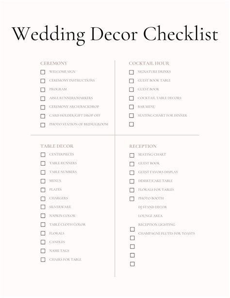 Your Ultimate Wedding Decor Guide | Wedding planning checklist detailed ...