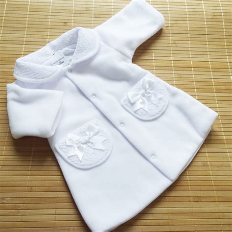Baptismal Robe, Coat, Color: White, Fleece, Size. 56, 62baby Coat ...