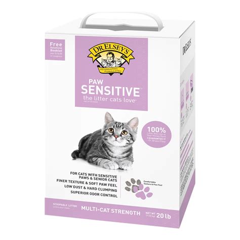 Dr. Elsey's Paw Sensitive Clumping Clay Cat Litter, 20 lbs. | Petco
