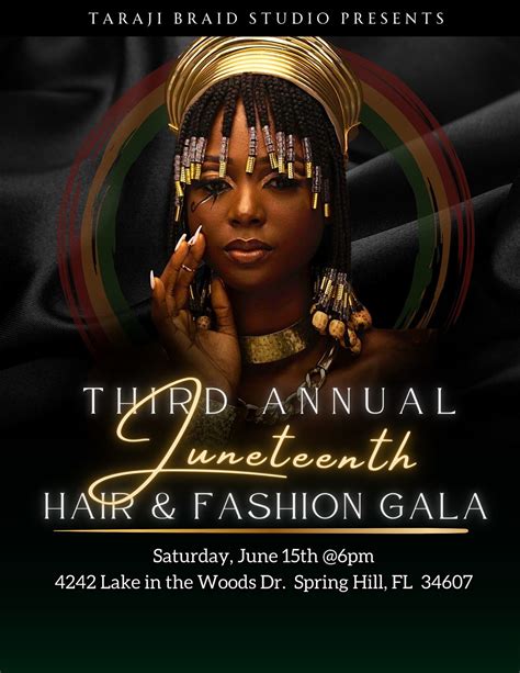 Third Annual Juneteenth Hair & Fashion Gala, 4242 Lake in the Woods ...