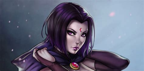 Raven from Teen Titans: HD Wallpaper Featuring Her Iconic Style by ...