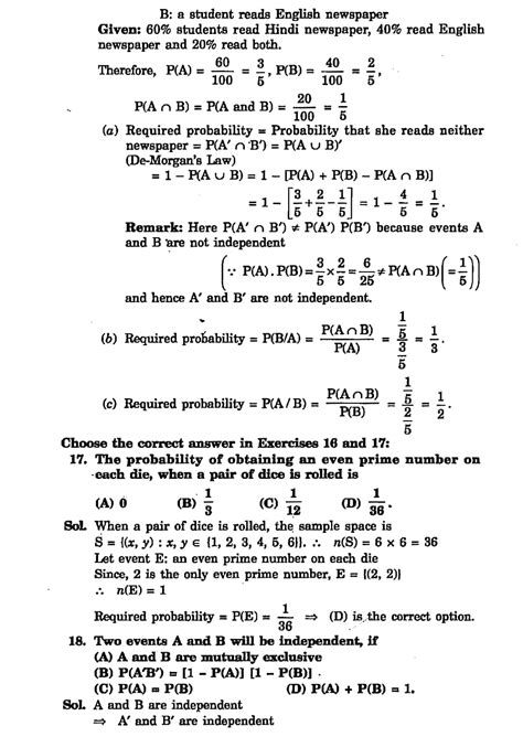Probability Class 12 Tricks 的图像结果