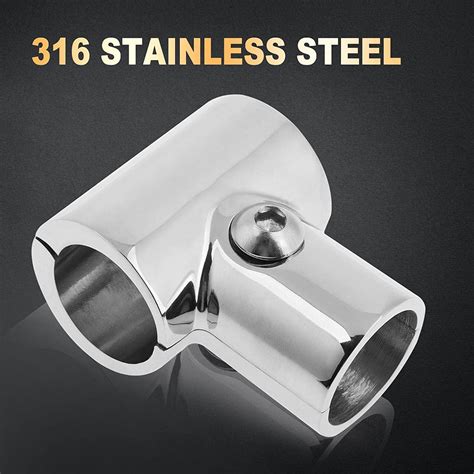 Buy 316 Stainless Steel Boat Marine Handrail 90 Degree T/Tee Fitting ...