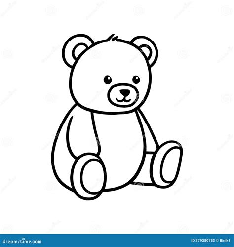Teddy Bear Outline