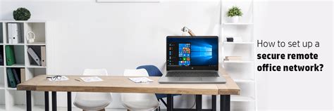 How to set up a secure remote office network with HP 340 Notebook PC ...