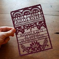 Papel Picado Wedding Invitation by Papel Picado Wedding Invitations From Avie Designs Papel Picado Wedding Invitation