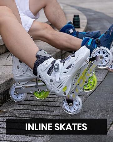 jaspo Unisex Marshal Trainers Adjustable Inline_Skate_Wheel Roller ...