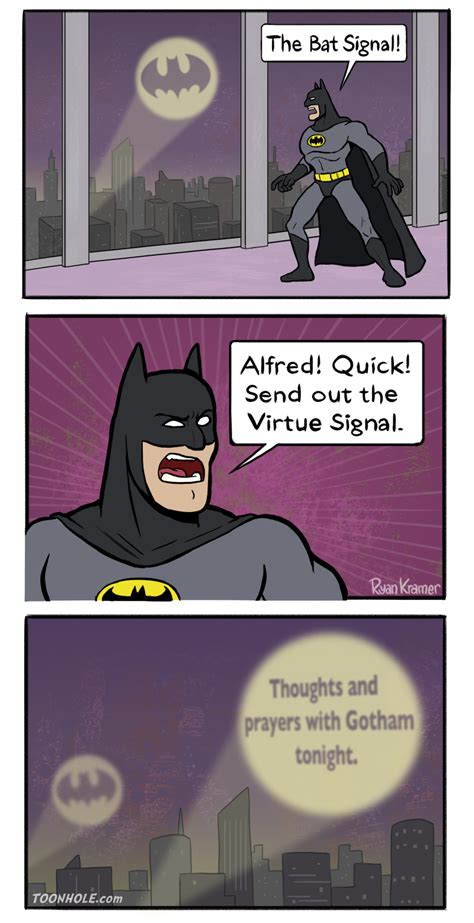 The Bat Signal - Toonhole