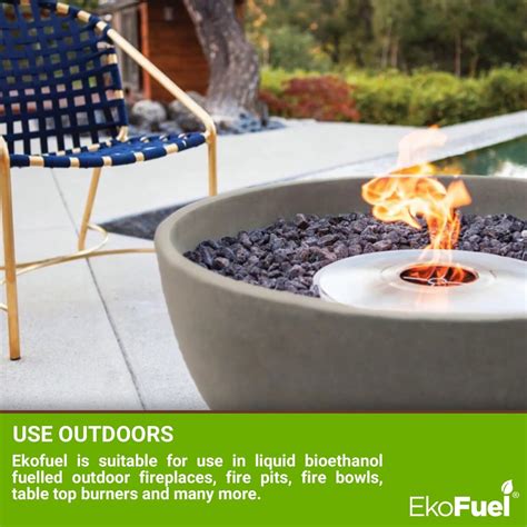 EKOFUEL Bio Ethanol Fuel – Premium Bioethanol for Liquid Fireplaces (12 ...