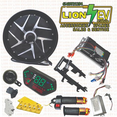BUY LION EV HUB MOTOR 10INCH 48V/60V 1000W FULL KIT WITH WIRELESS ...
