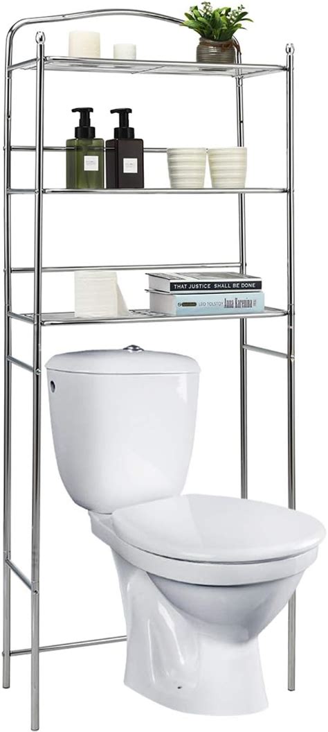 Buy Tangkula Bathroom Space Saver Over The Toilet, 3-Tier Bathroom ...
